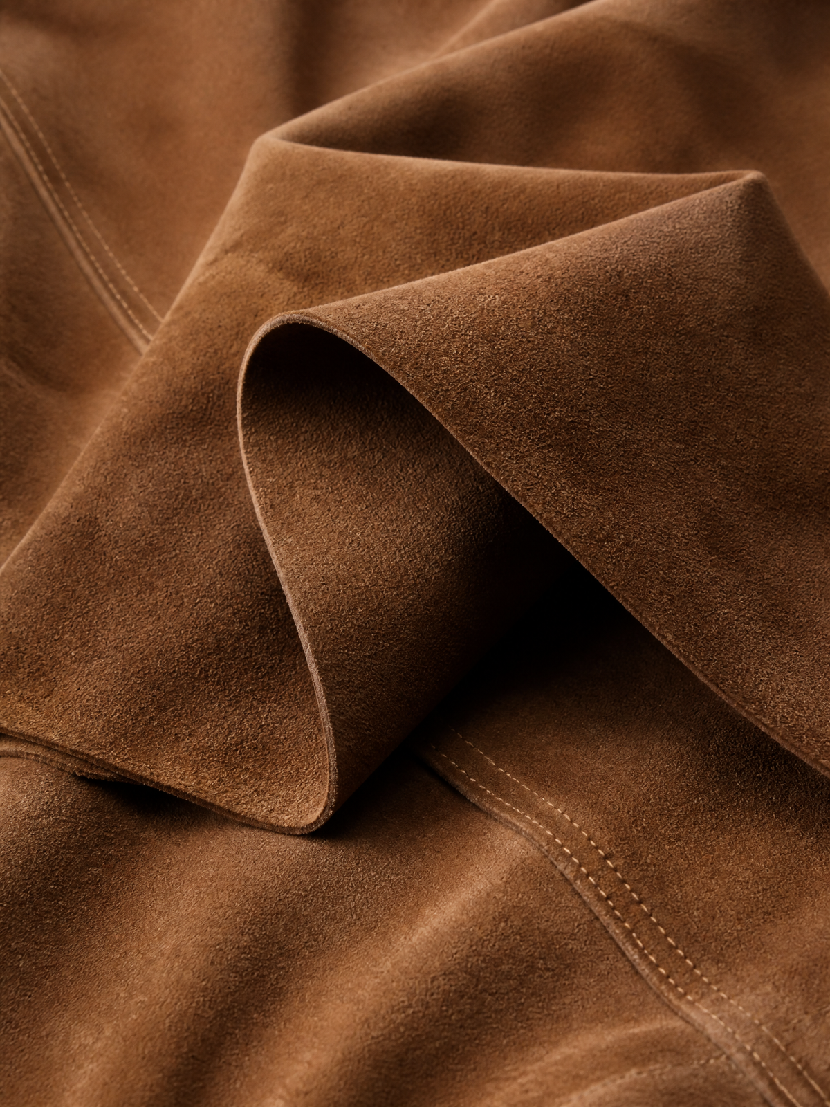 Women's Half-Zip Suede Shift Dress for Western Casual Outing