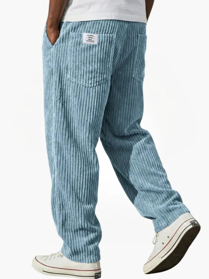 Men's Wide Trousers with Pockets