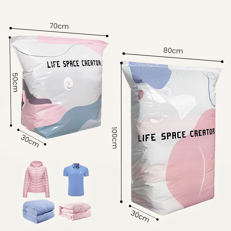 Large Vacuum Storage Bags Without Pump