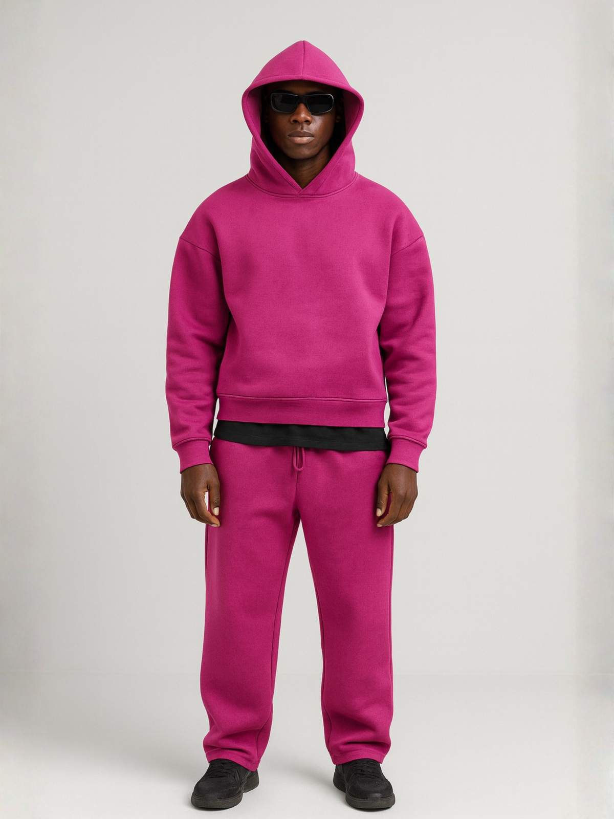 Oversized Hoodie Jogger Set for Men