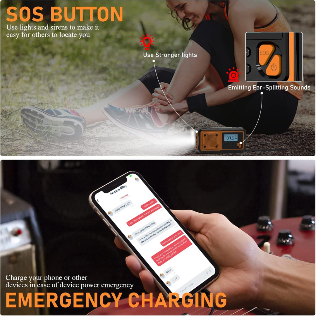 Nordspur | Solavox Portable Emergency Crank Radio