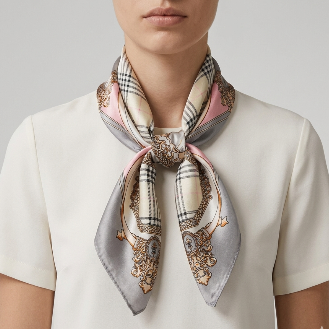 Nordspur | Square Simulated Silk Scarf