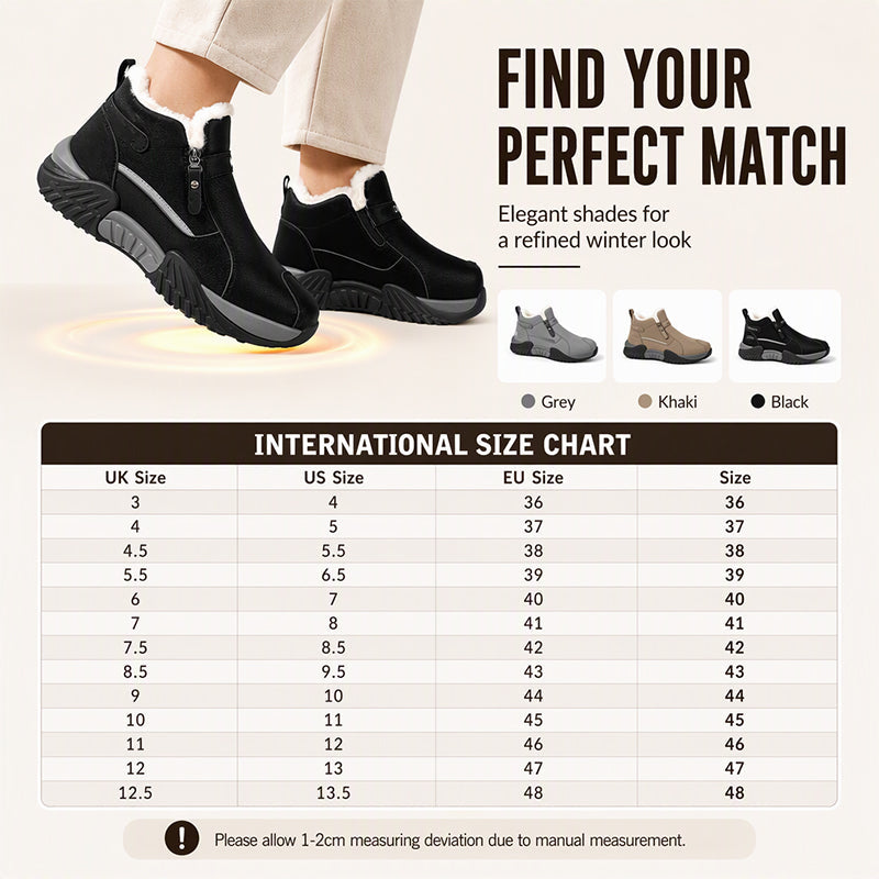 Men's Warm Fleece-Lined Winter Ankle Boots
