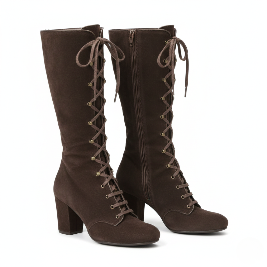 Nordspur | Mid Calf Lace Up Boots