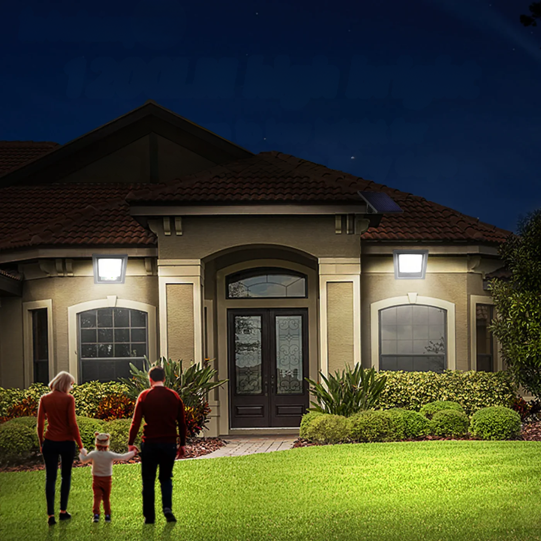Nordspur | Dual Solar LED Floodlight Set