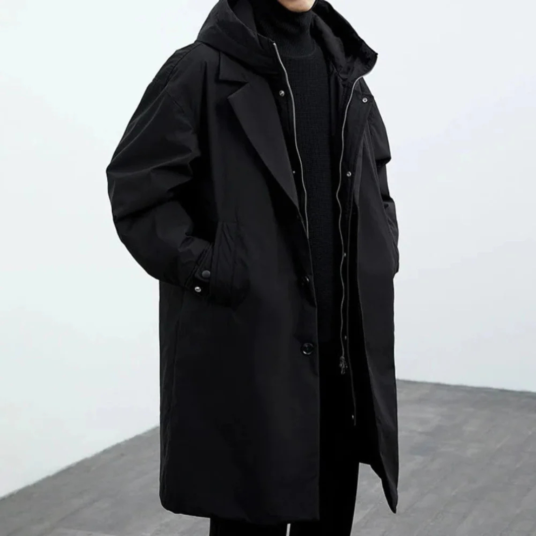 Windproof & Waterproof Autumn Jacket with Hood – StormGuard Coat