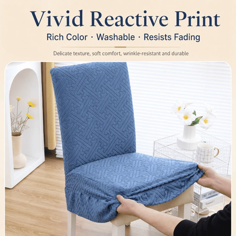 Elegant Ruffled Chair Slipcover