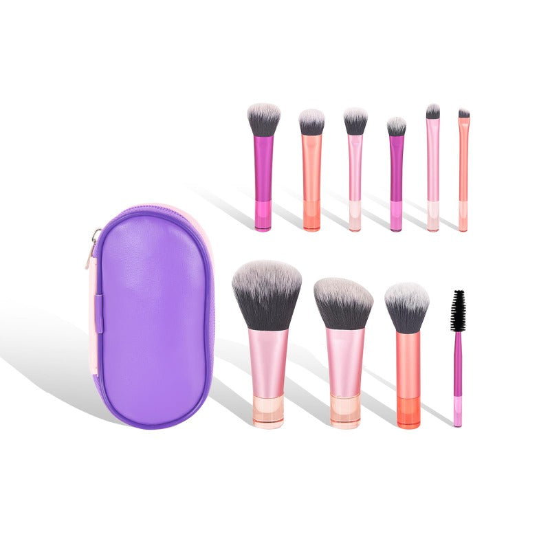 Compact Travel Makeup Brushes