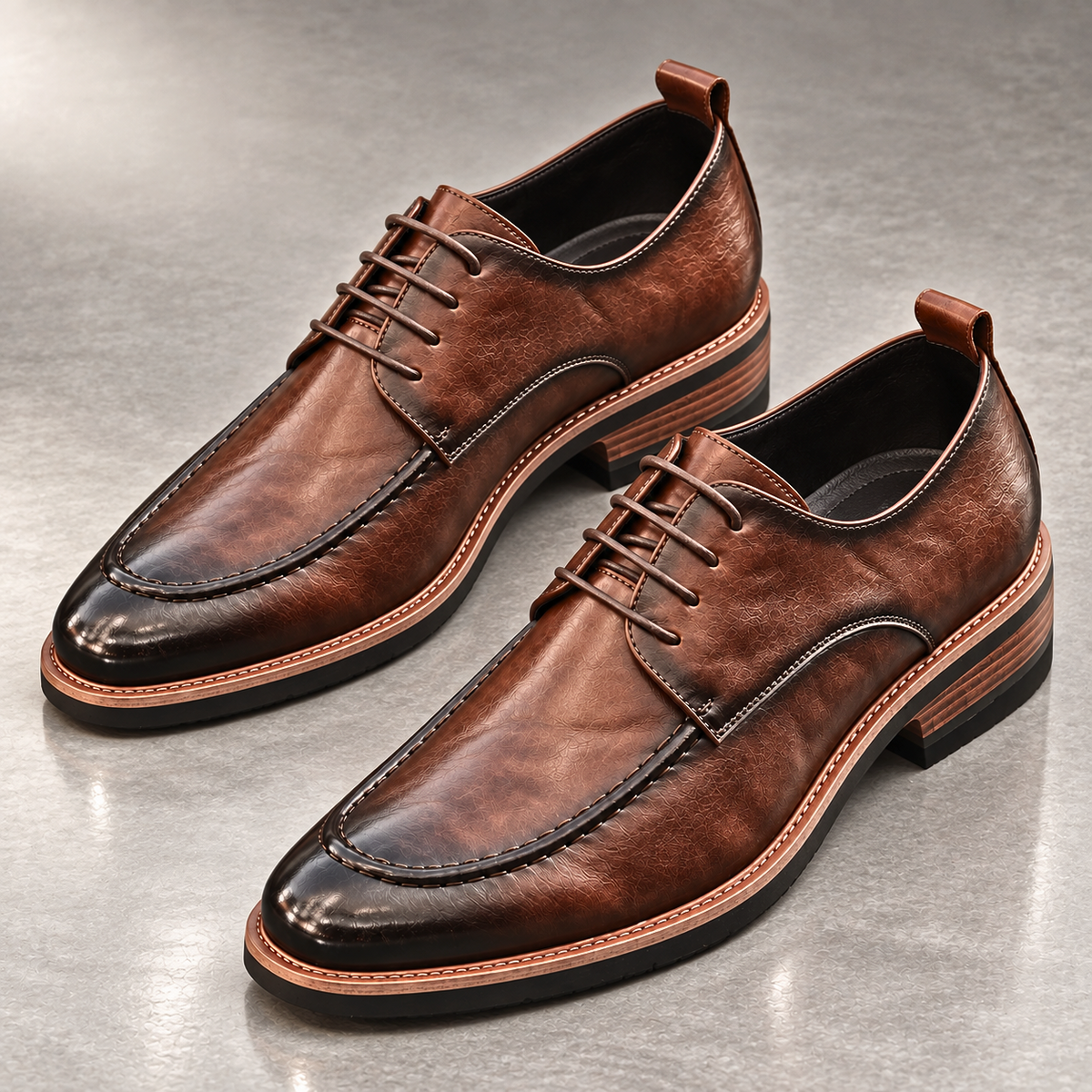Dante Leather Derbies