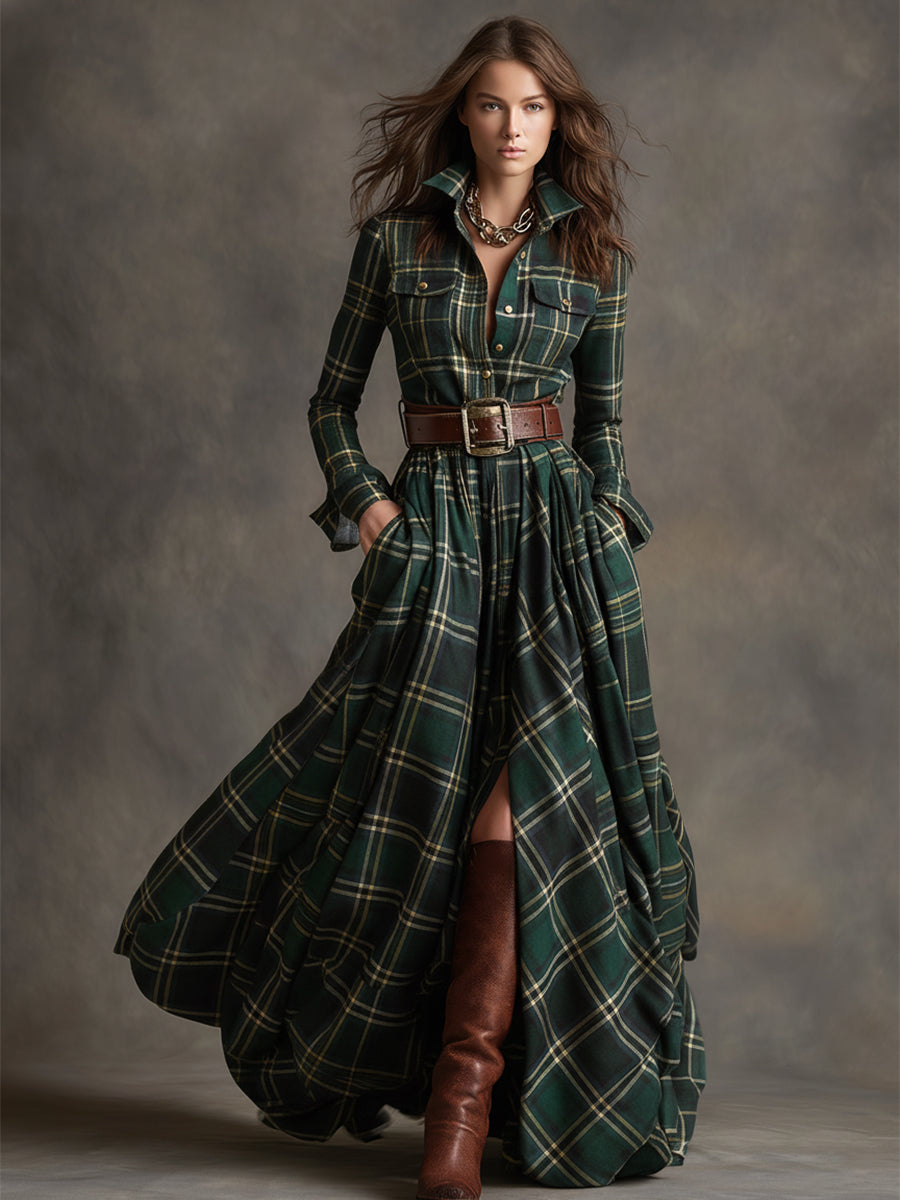 Belted Shirt Dress