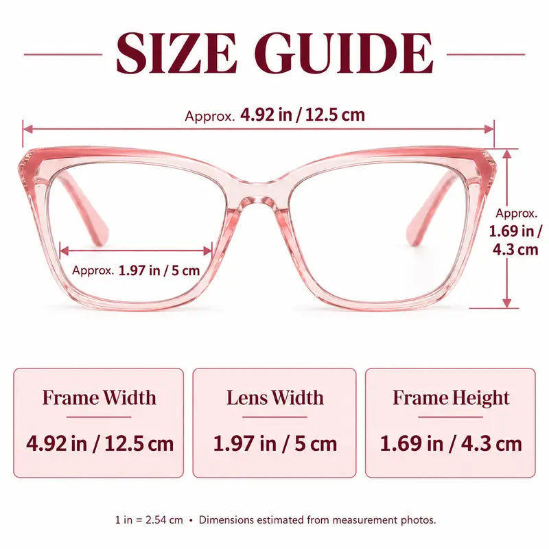 Progressive Photochromic Readers for Women, Pink Square Multifocal Reading Glasses