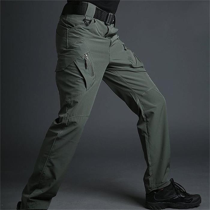 Men's Tactical Trousers with Waterproof and Windproof Protection for Outdoor Use