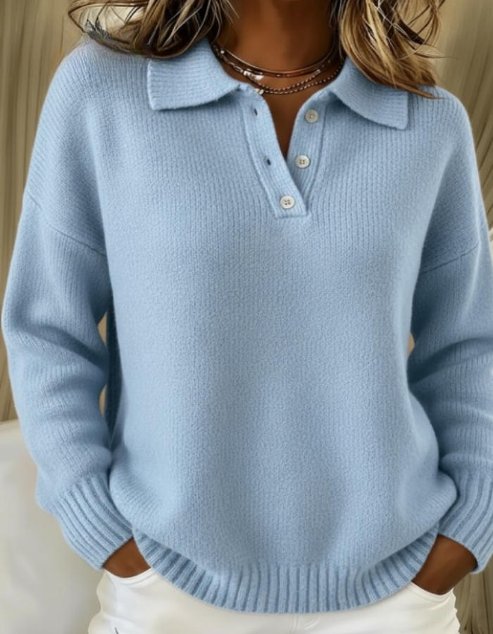 Casual Everyday Polo Sweater