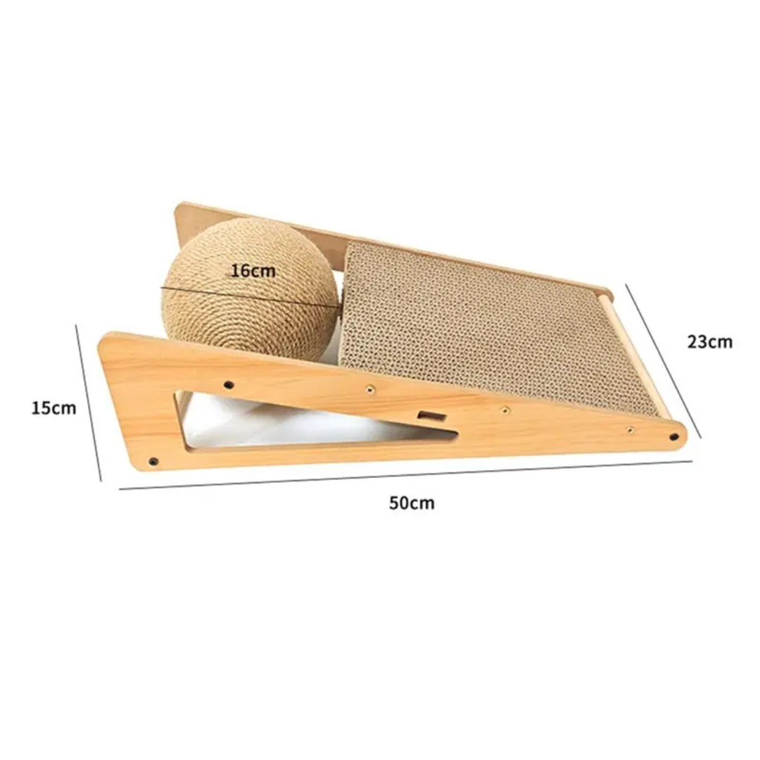 Nordspur | Scratchwell Vertical Wall-Leaning Cat Scratching Board