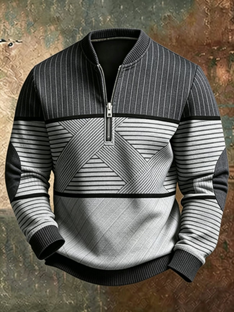 Men's Half Zip Pullover Sweater