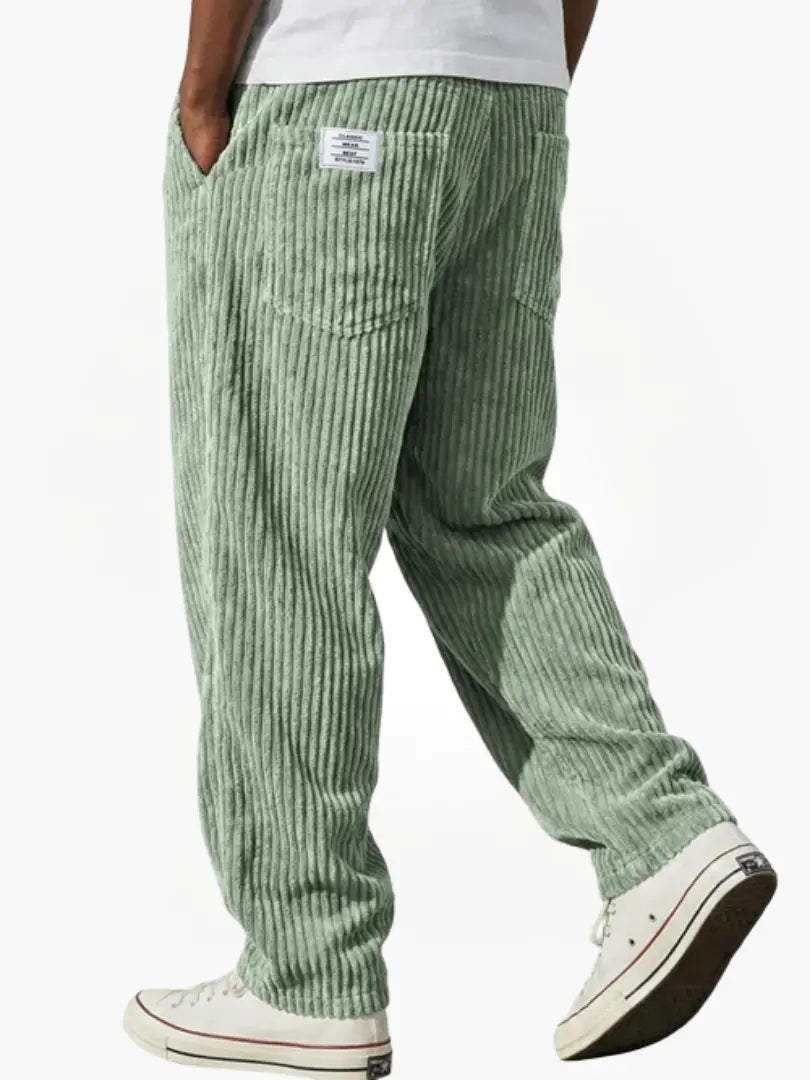 Men's Wide Trousers with Pockets