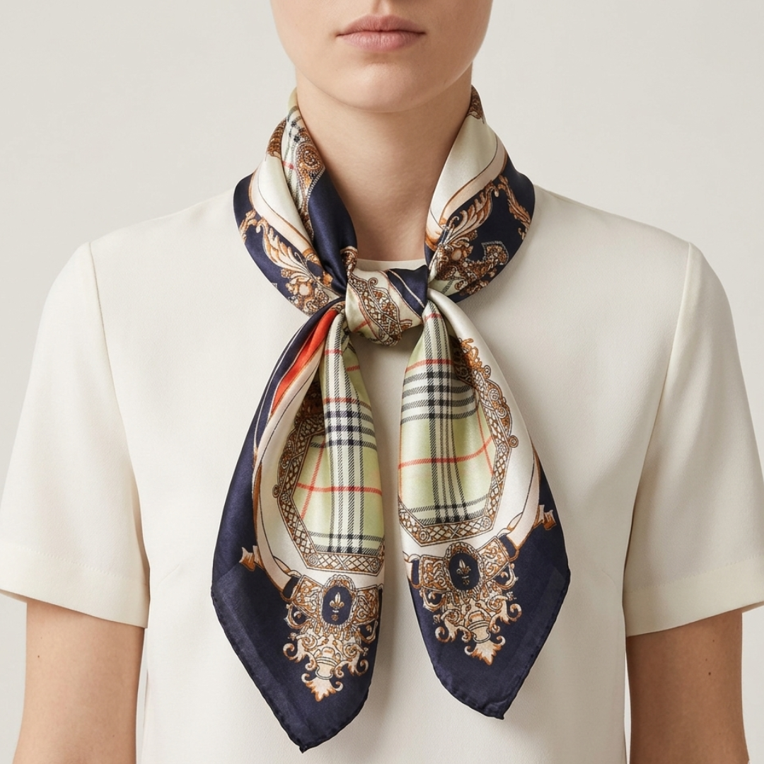 Nordspur | Square Simulated Silk Scarf