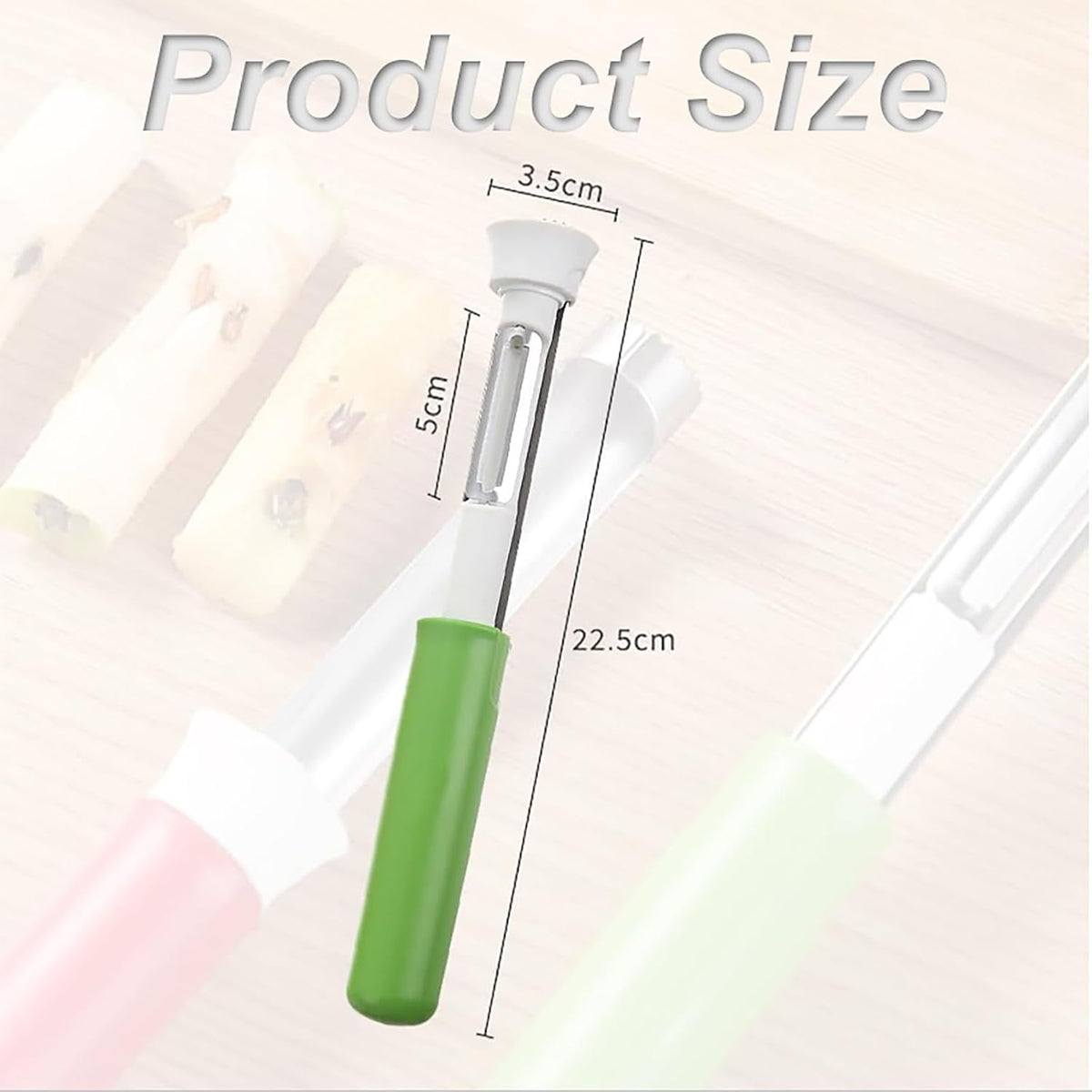 2 in 1 Apple Corer and Peeler, Apple Core Removal Tool, Stainless Steel Fruit Corer