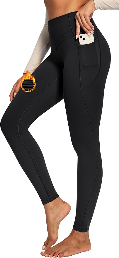 Women's High Waisted Compression Leggings with Tummy Control
