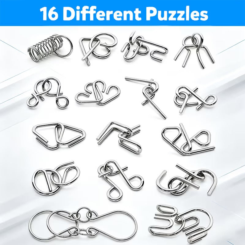 Metal Montessori Puzzle Solving