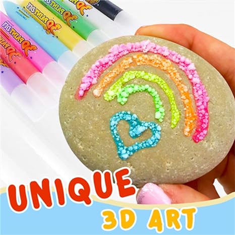 Magic Markers with Puffy Effect