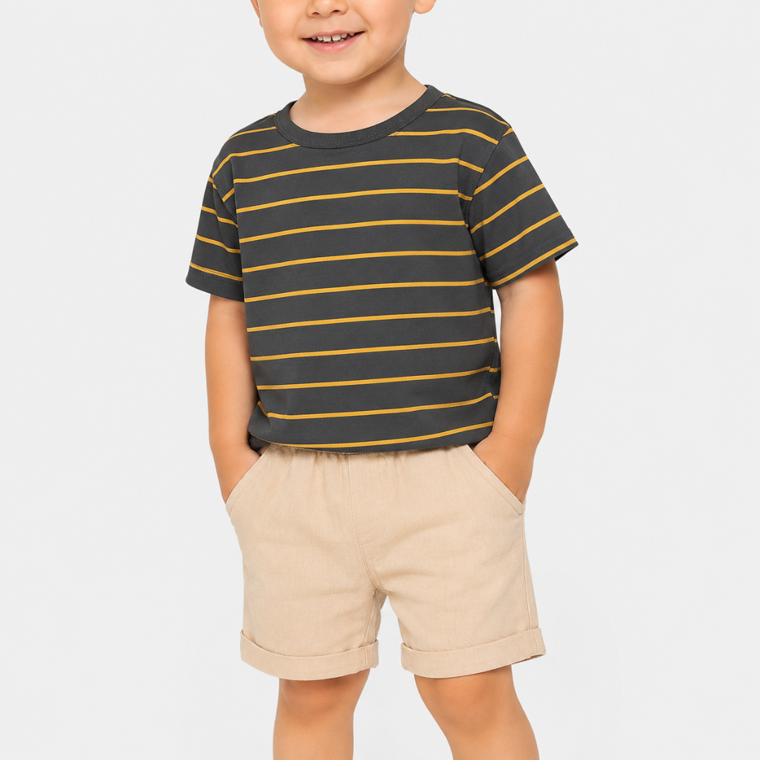 Nordspur | Sproutly Cartoon Print T-Shirt And Shorts Set