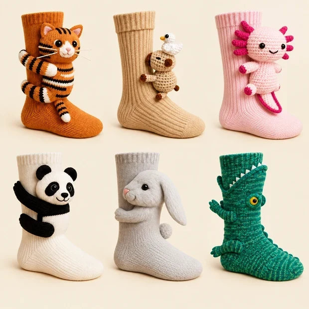 3D Animal Socks
