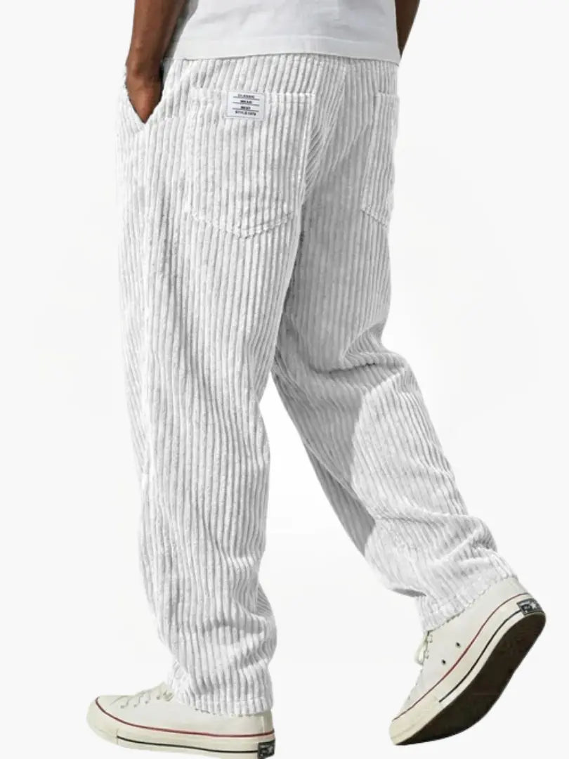 Men's Wide Trousers with Pockets