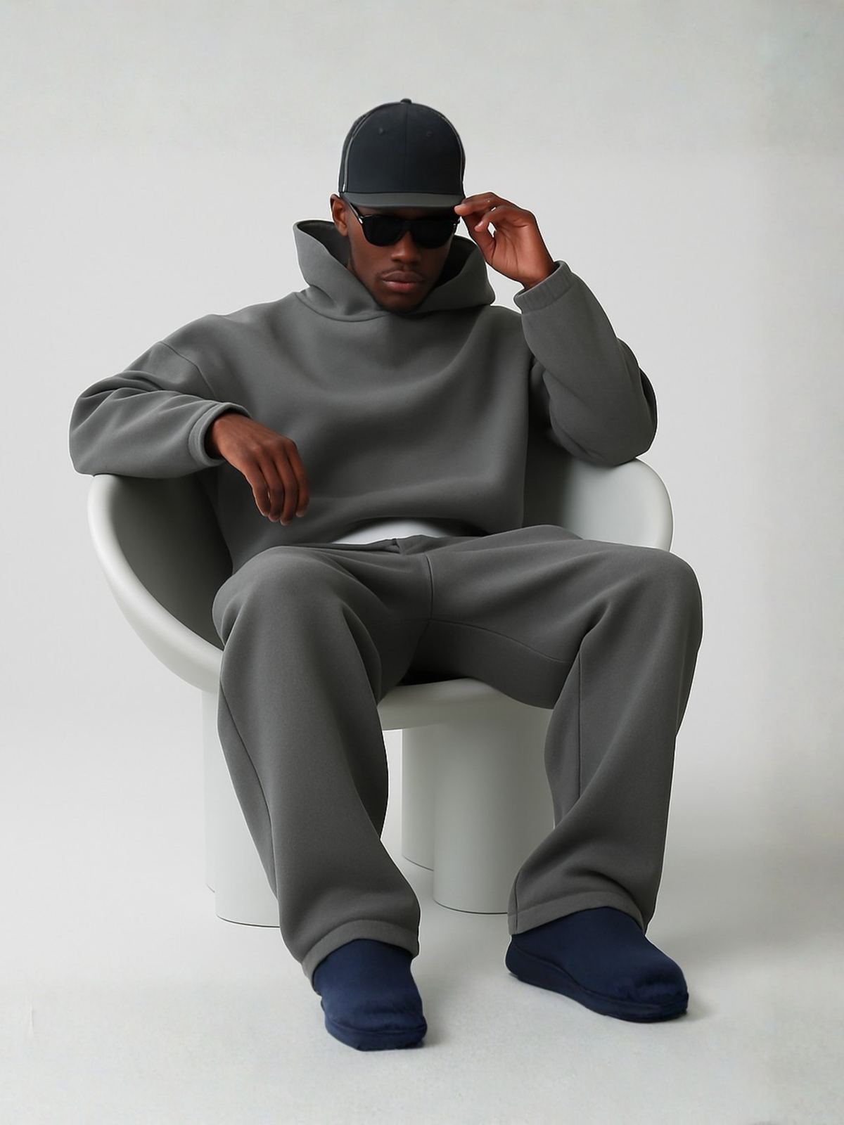 Oversized Hoodie Jogger Set for Men