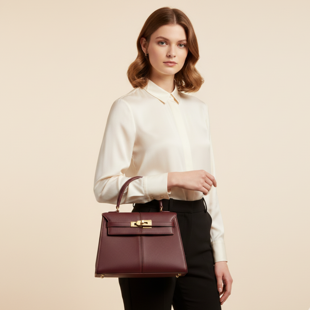 Nordspur | Large Square Top Handle Bag