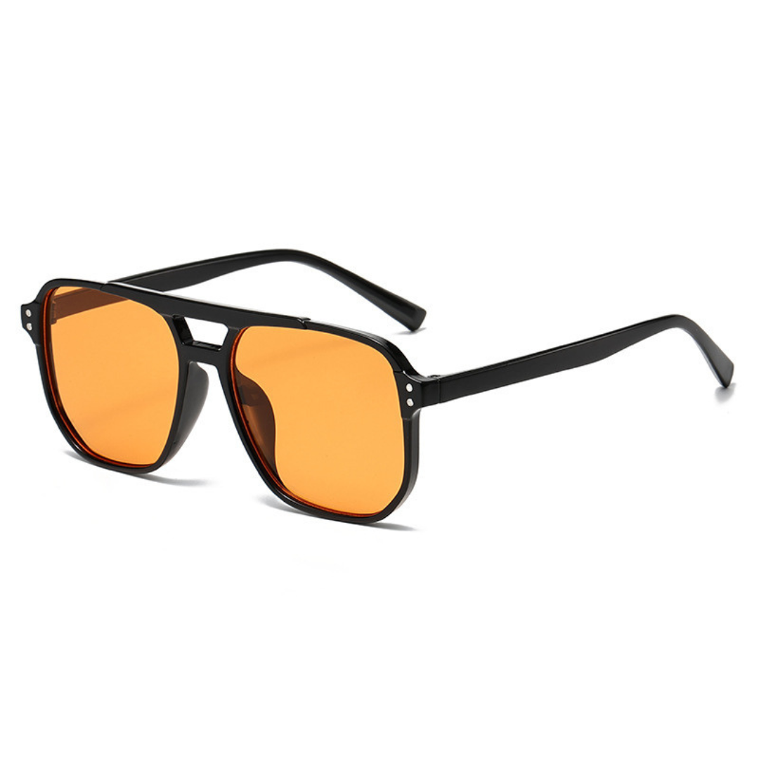 Nordspur | Brixton Double Bridge Square Frame Sunglasses