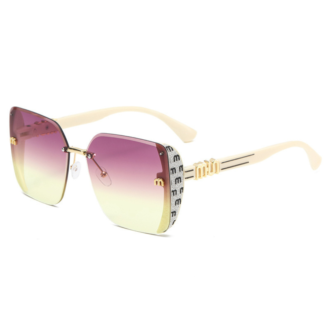 Nordspur | Luxette Rimless Oversized Square Sunglasses