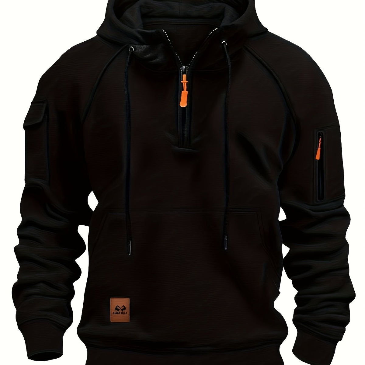 Rugged Quarter-Zip Hoodie