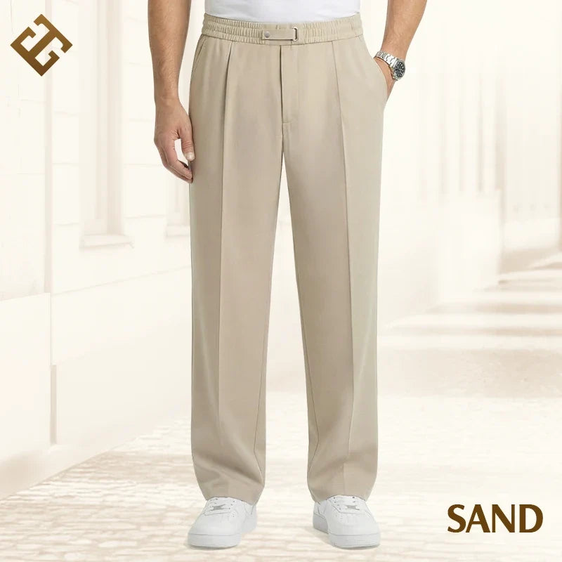 Flexible Straight Fit Smart Comfort Pants