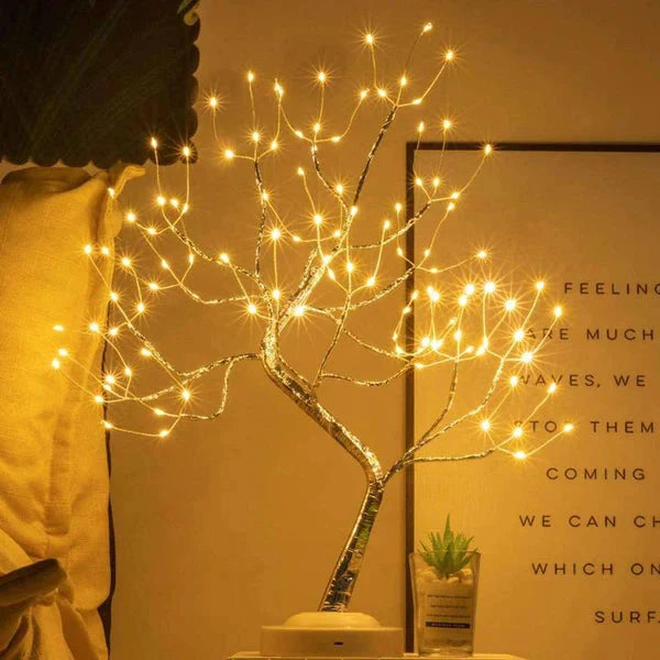 Handcrafted Tree Lamp with 108 Mini LEDs