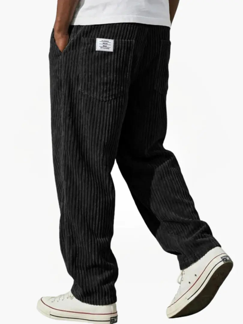 Men's Wide Trousers with Pockets