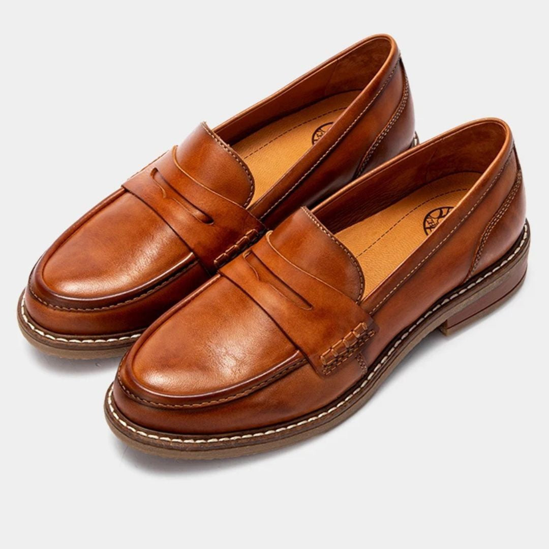 Valetta Orthopedic Leather Loafers
