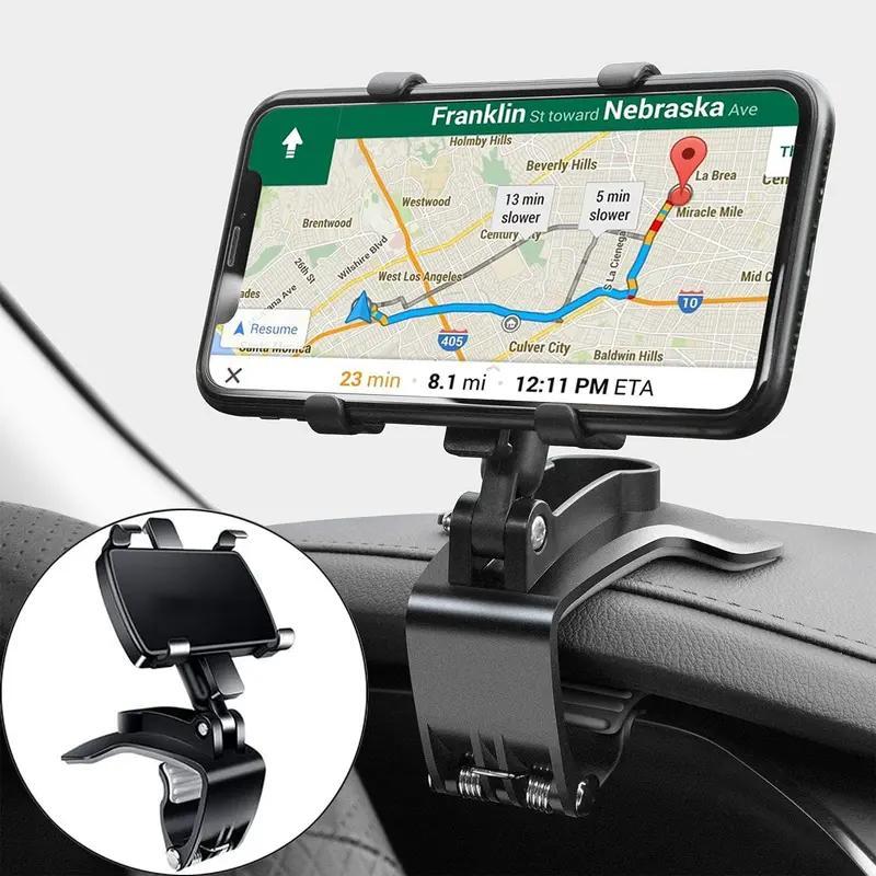 Multifunctional Phone Holder, 360° Rotatable for Car