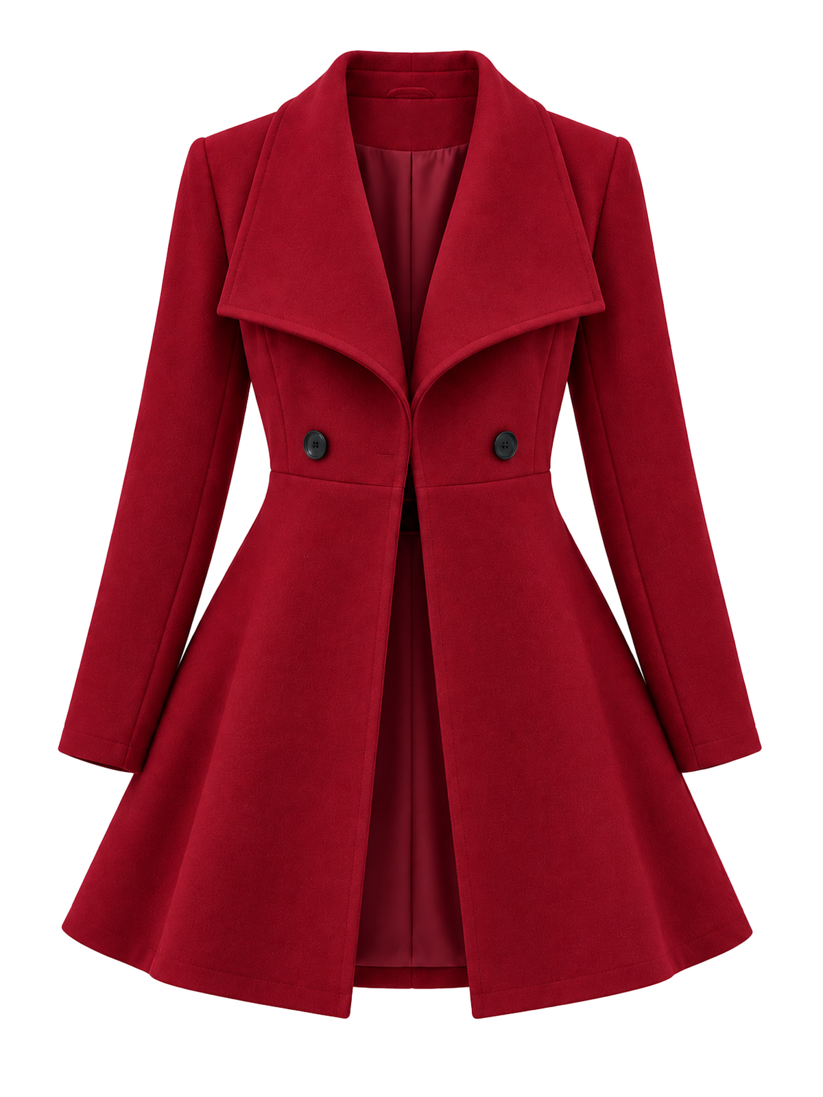 Women's Elegant Slim Fit Lapel Coat