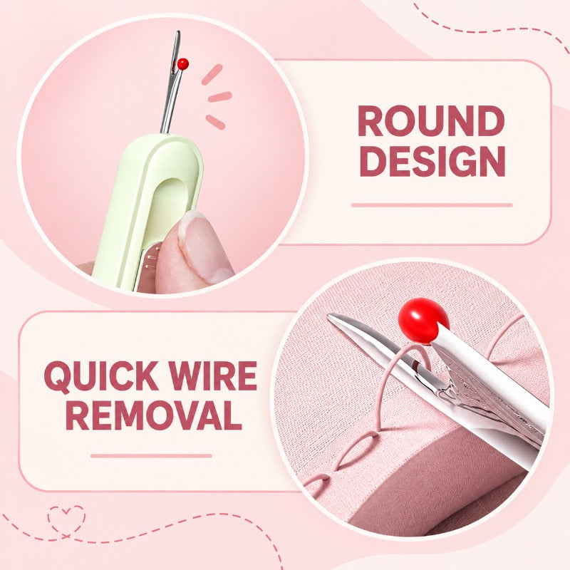 Simple 2-In-1 Needle Threader and Seam Ripper