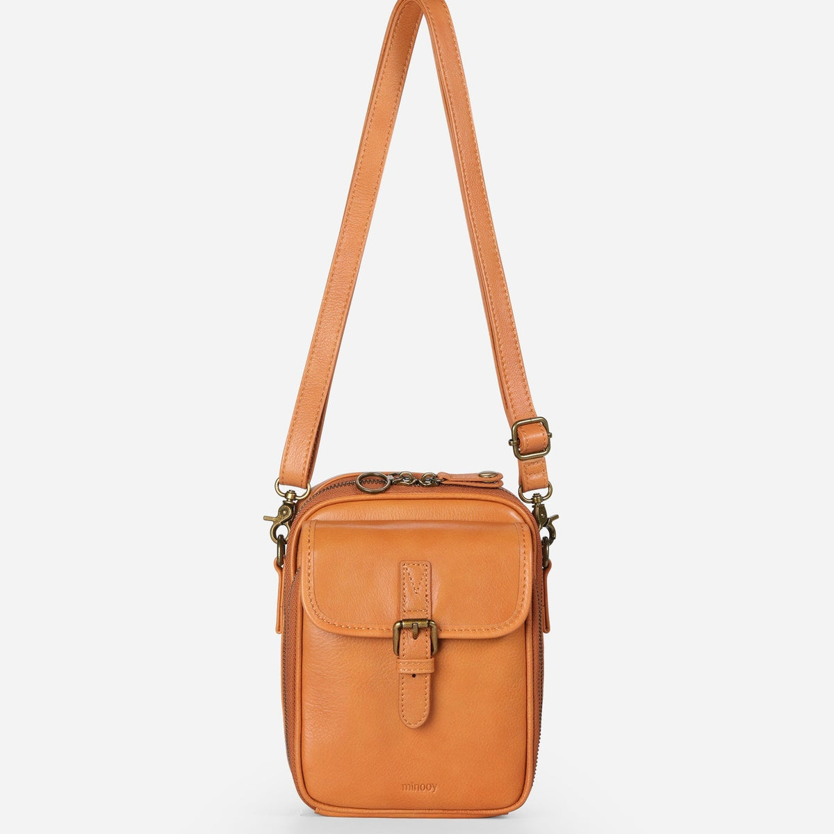 Vintage Double Layer Large Capacity Messenger Bag