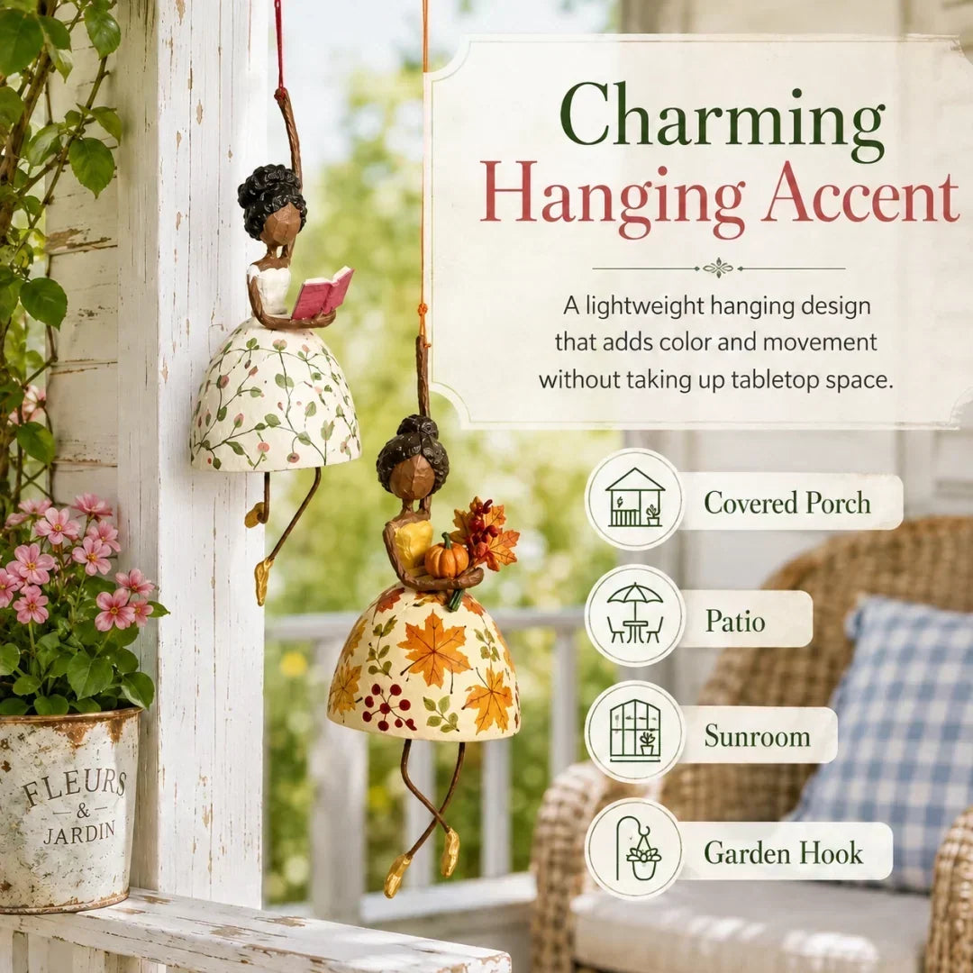 Whimsical Dancing Lady Hanging Ornament