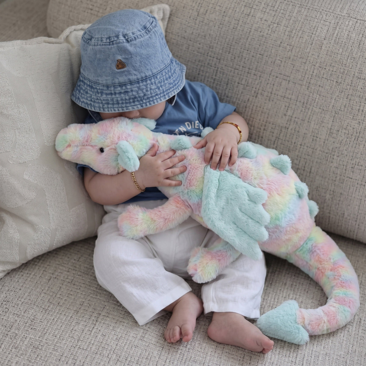 Dragon Plush Toy in Soft Fabric
