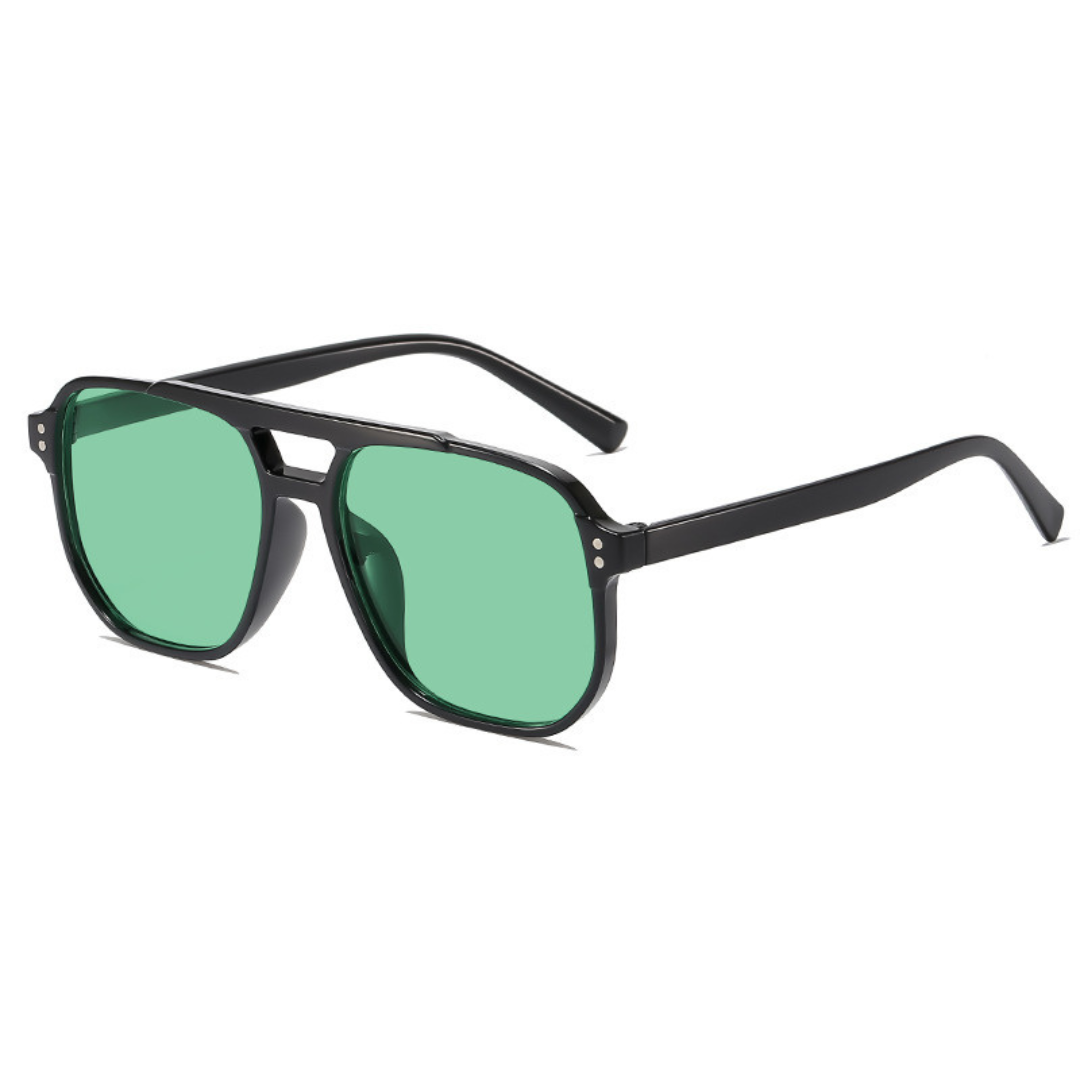 Nordspur | Brixton Double Bridge Square Frame Sunglasses