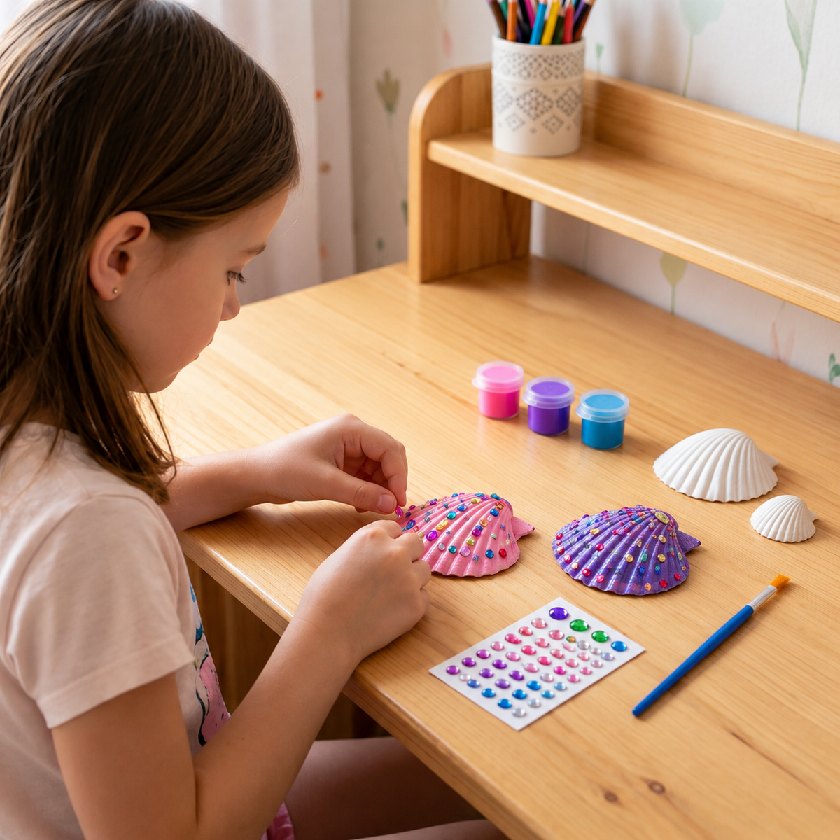 Glow in the Dark Sea Shell Painting & Craft Kit