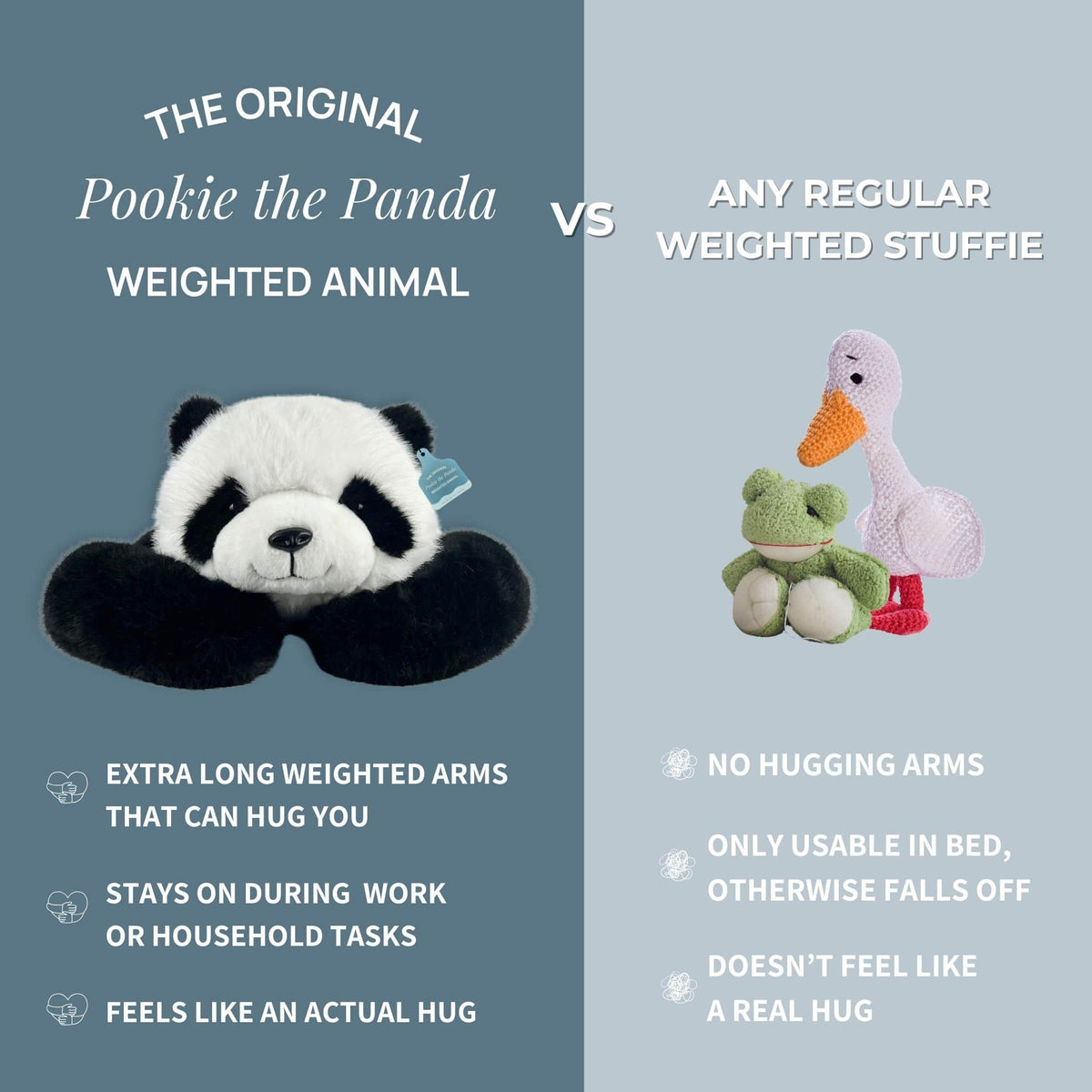 Pookie the Panda Weighted Animal