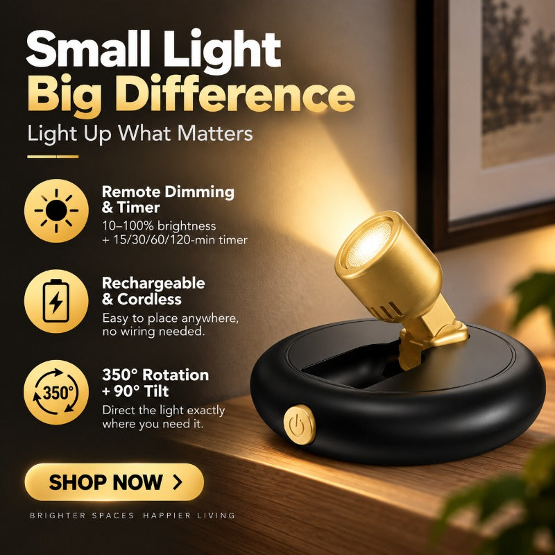 Wireless Rechargeable Art Spotlight