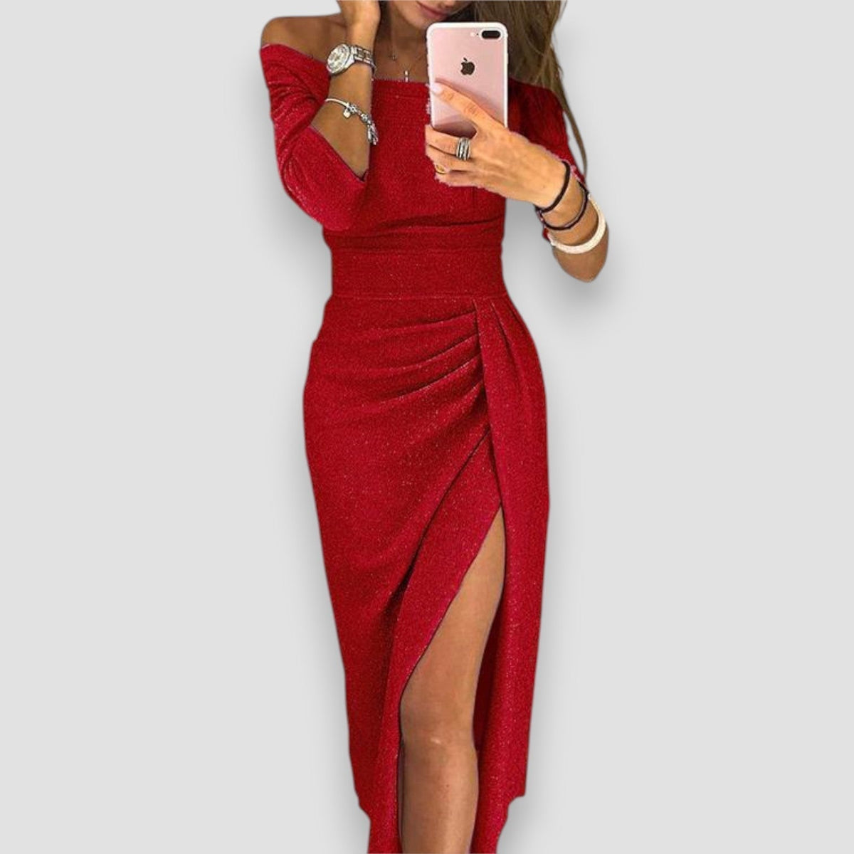 Elegant Modern Off Shoulder Dress