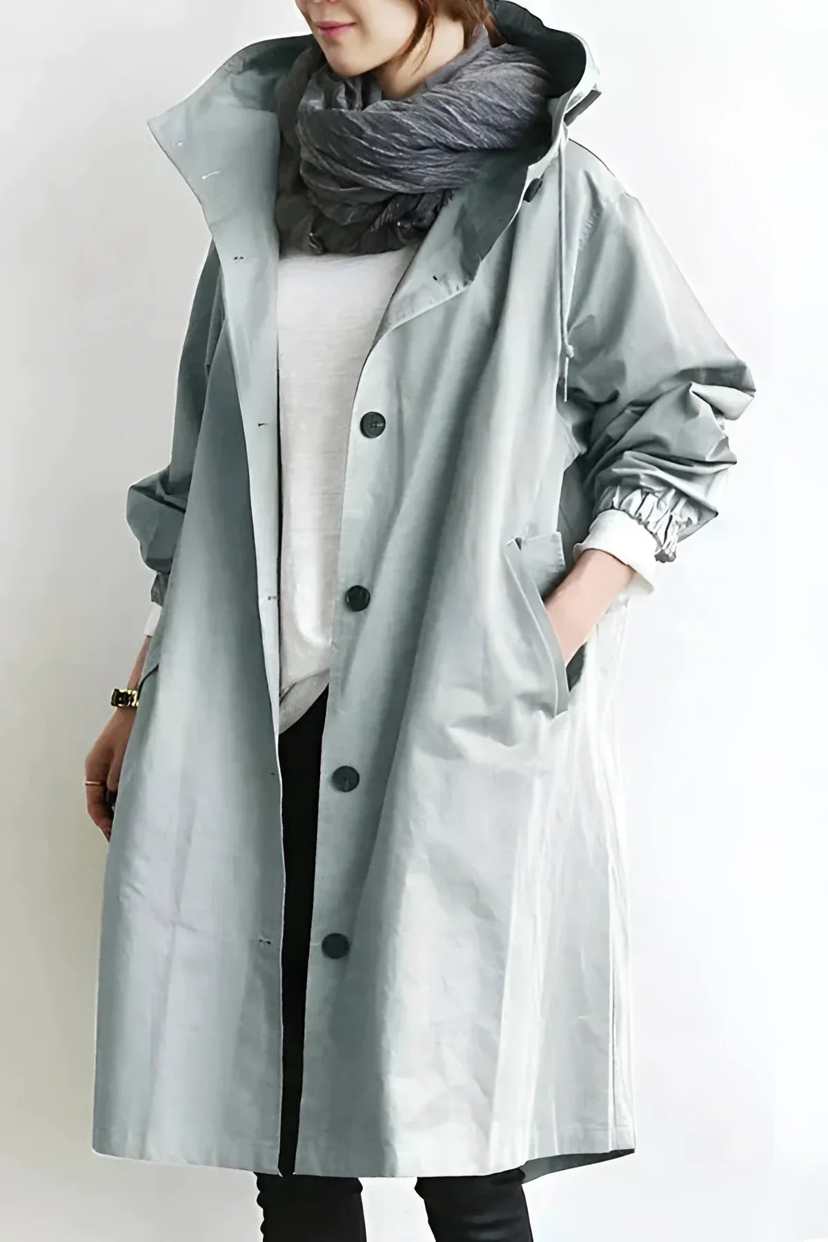 Women's Waterproof Oversized Trench Coat