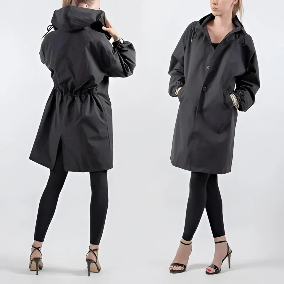 Women's Waterproof Oversized Trench Coat